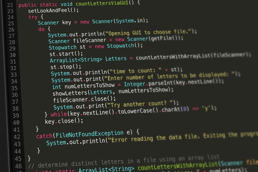 Java Code Screenshot
