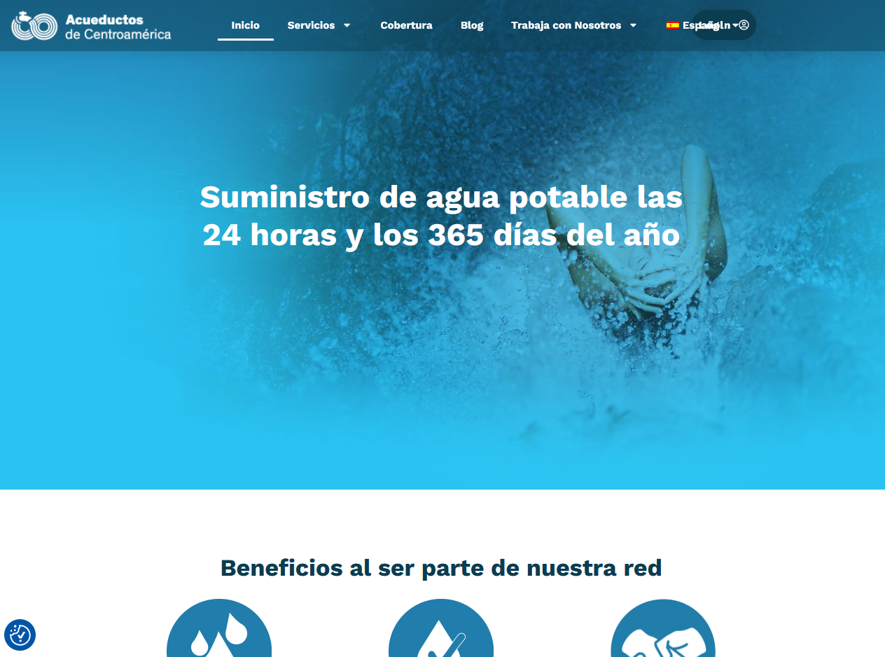Captura del proyecto Acueductos CA
